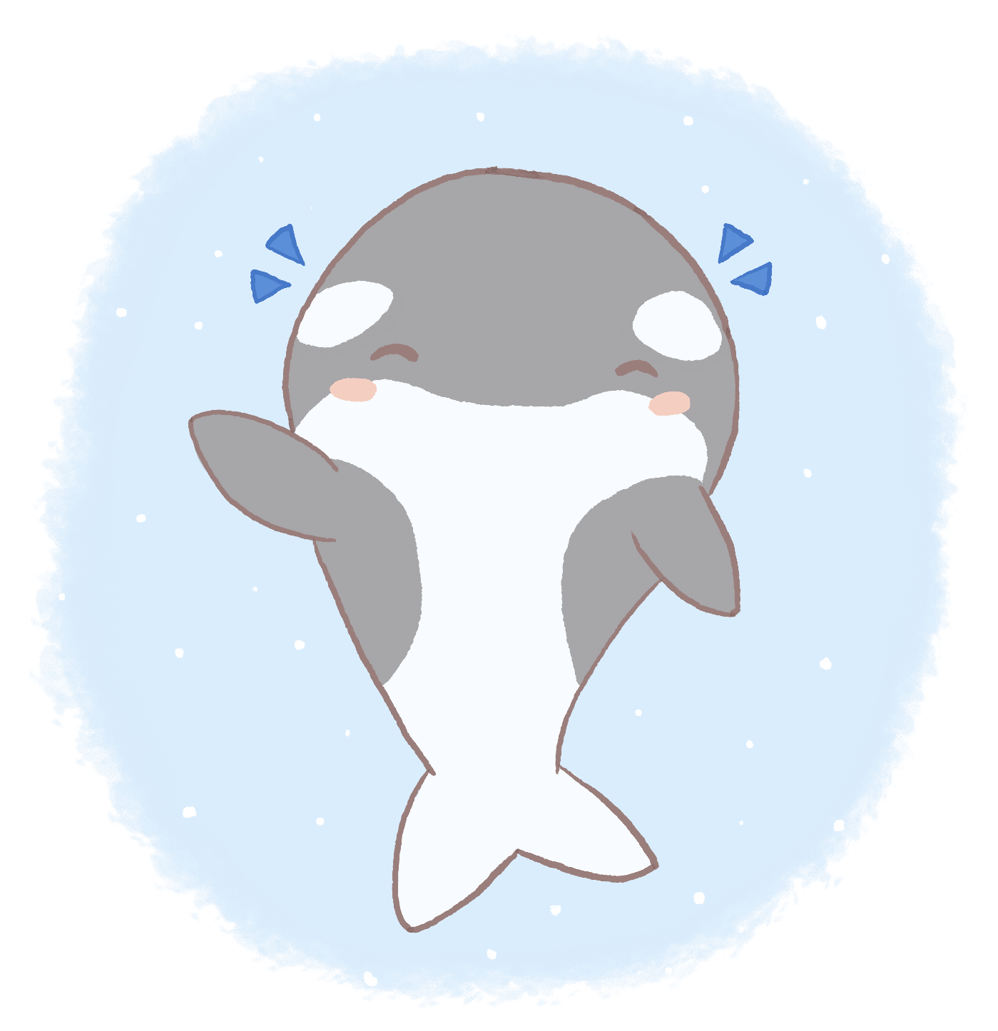 orca saying goodbye